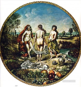 Abstracto famoso Painting - ninfas Giorgio de Chirico Surrealismo